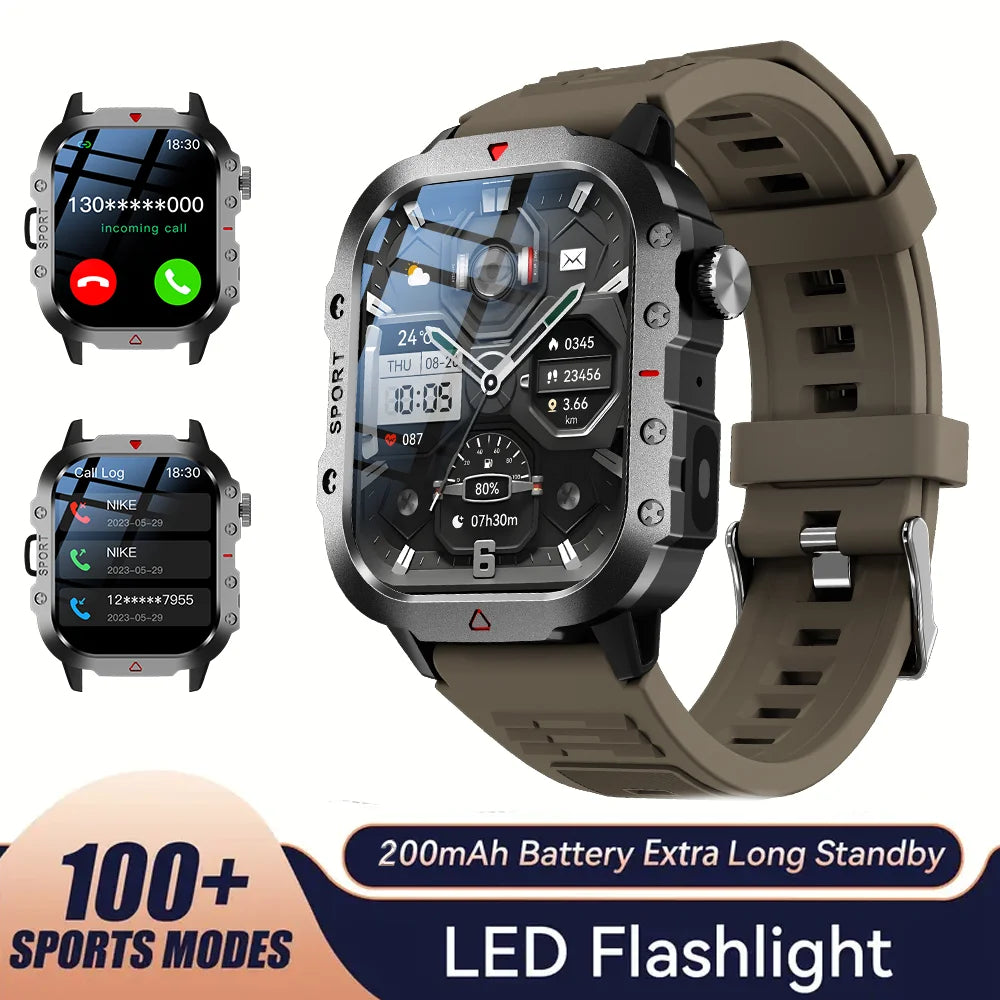Outdoor Smartwatch mit 2,01" HD Display & Bluetooth