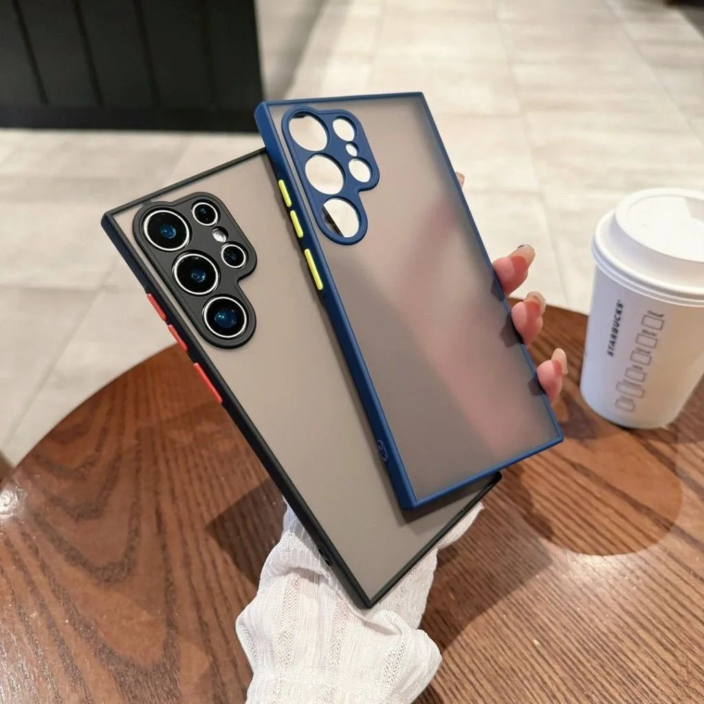 Matt transparente Stoßschutz-Hülle Samsung