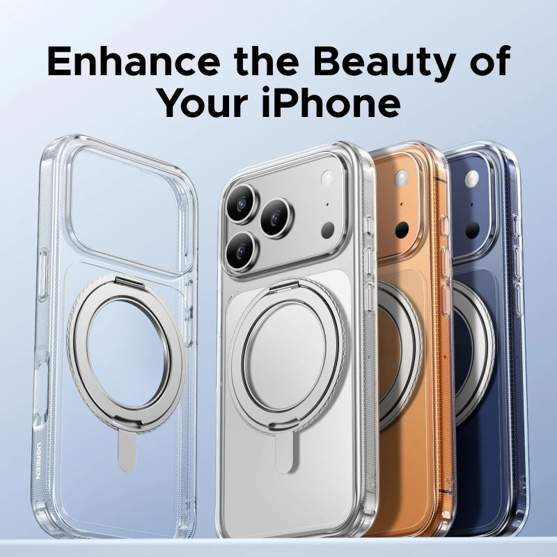 Magnetische 360° Standhülle für iPhone 17 Pro Max