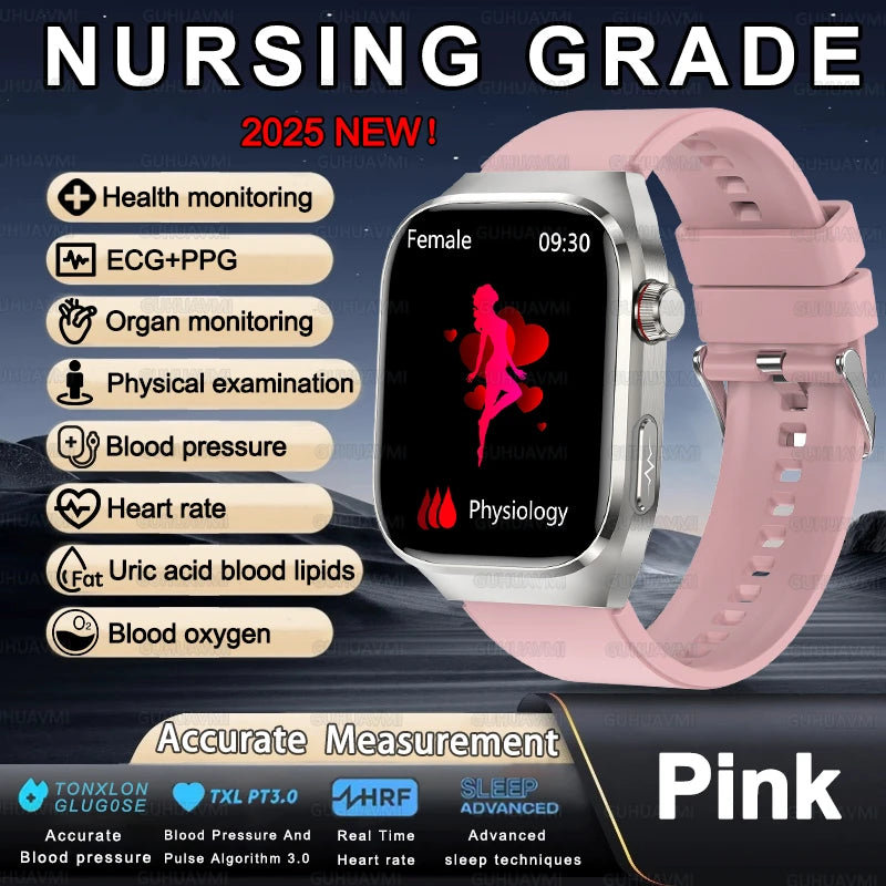 Gesundheits-Smartwatch 2025 mit Uric & Blutlipide