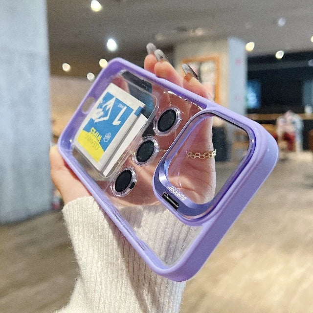 Für iPhone 17 Pro Max Luxus transparente Rahmenhülle