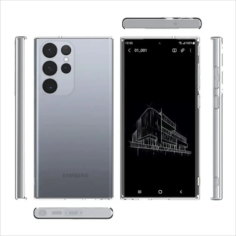 Clear Silikon Hülle für samsung