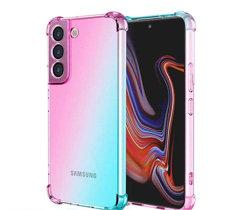 Gradient TPU Airbag Hülle für Samsung Galaxy S25