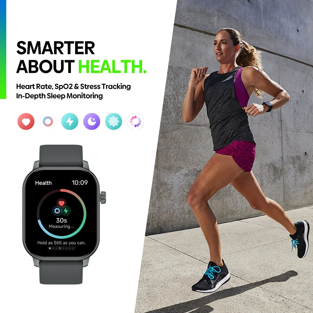 2025 GPS Sport Smartwatch 2.01" Anrufe Herzfrequenz SpO2