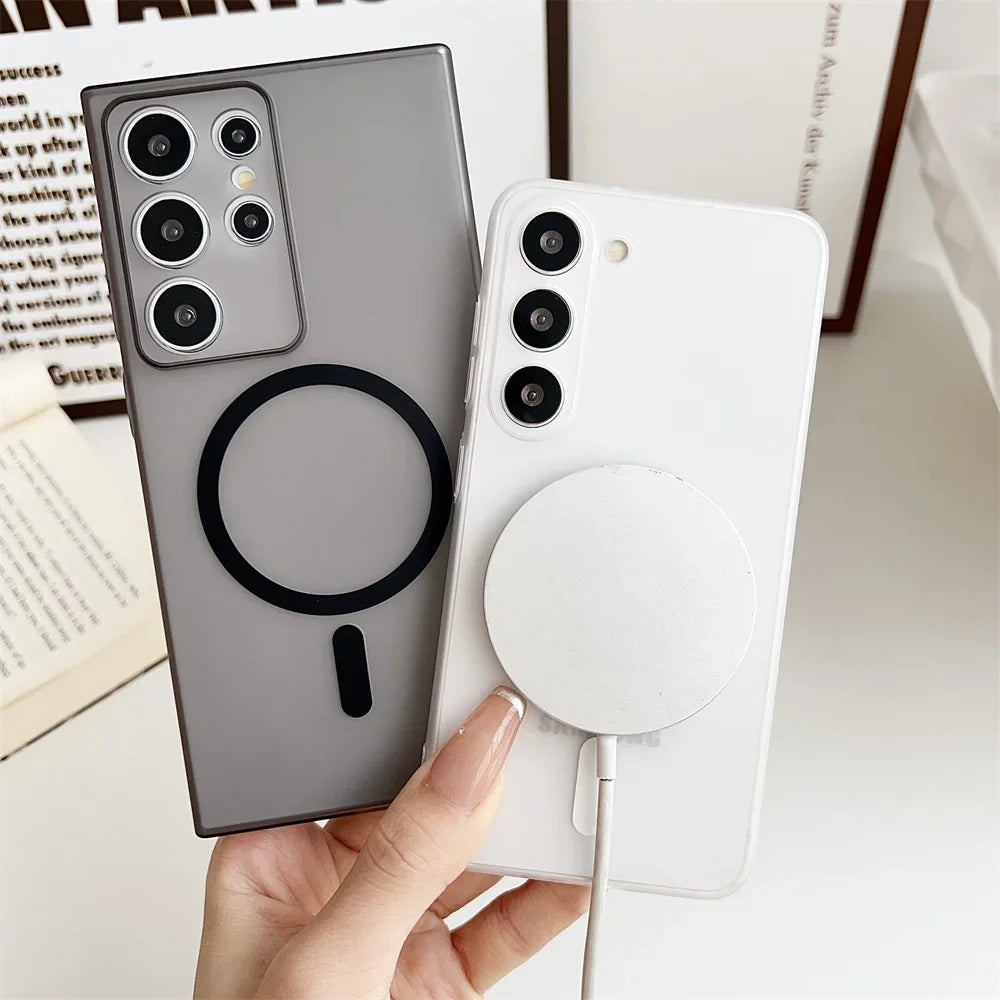 Matte Magnetische Hülle für Samsung Galaxy