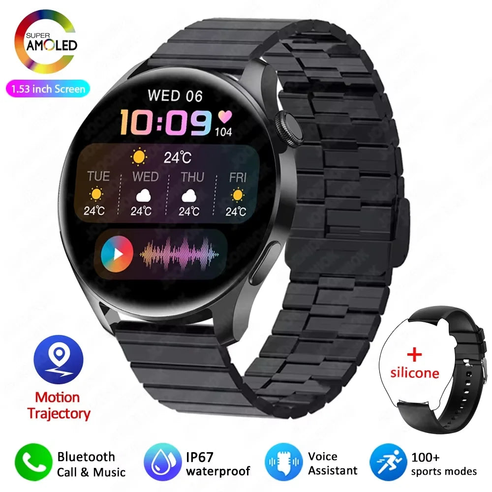 Ultradünne Outdoor-Smartwatch mit Gesundheitsüberwachung