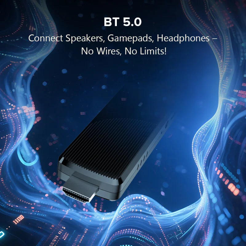 TV Stick 8K Android14 4K HDR Media Player