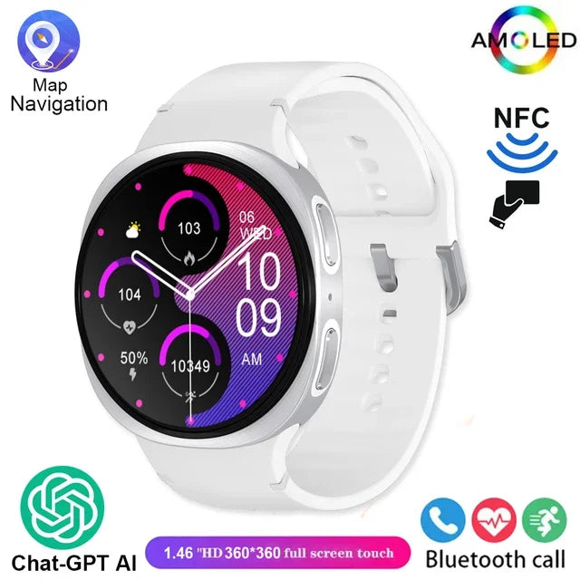 Neue Smartwatch 8 GPS Fitness Herzfrequenz AMOLED 2025