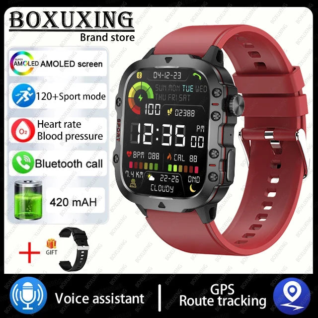 Outdoor Smartwatch 2024 mit GPS und AMOLED Display