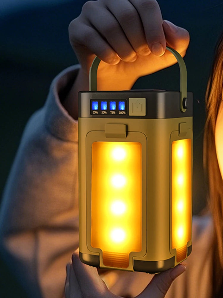 Lanterne Solaire Powerbank Camping LED
