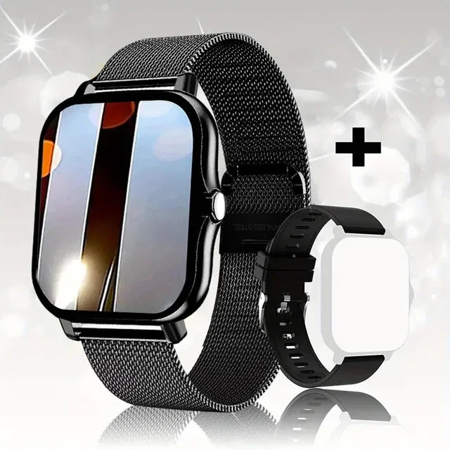 Moderne Smartwatch mit Touchscreen und Fitness-Tracking