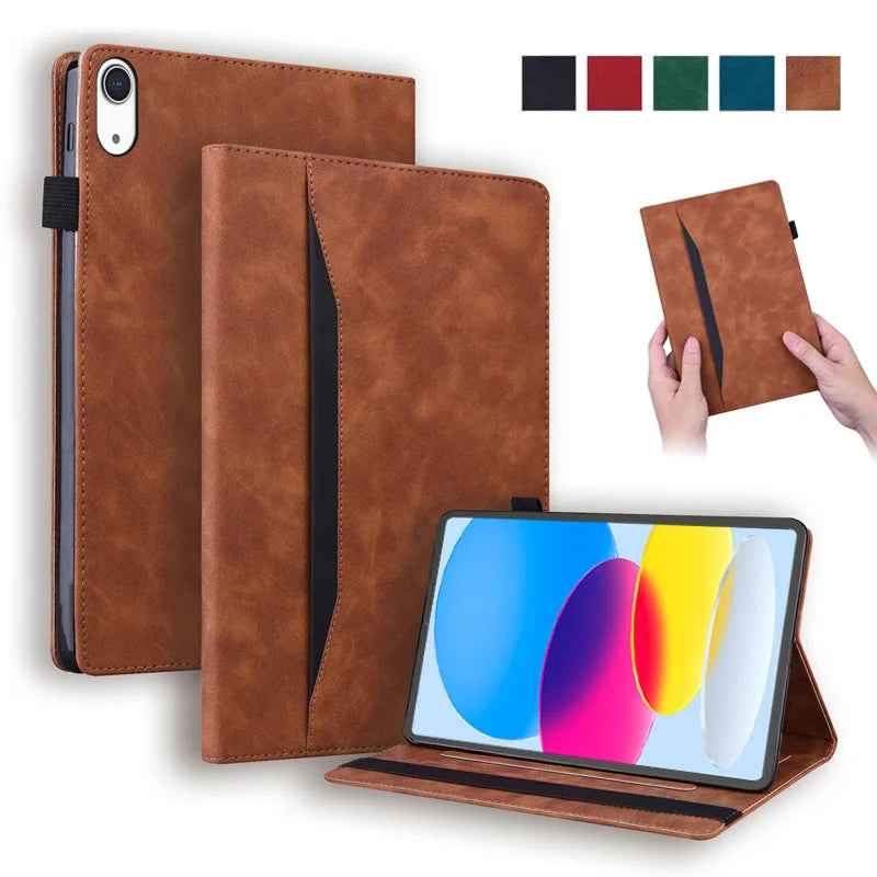 Étui de luxe en cuir PU pour iPad 11 pouces