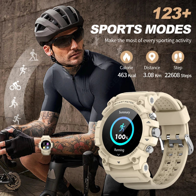 GPS Sport Smartwatch mit Herzfrequenz & Blutsauerstoff