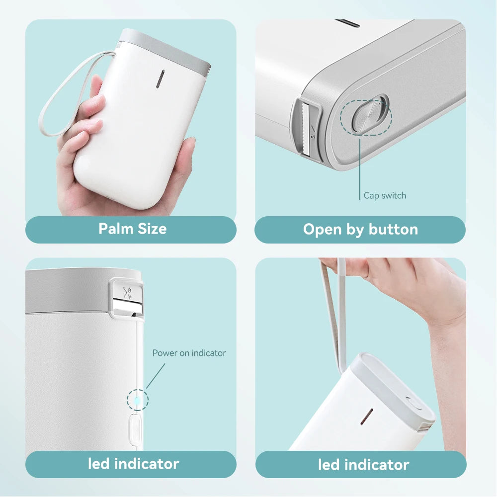 D11 Mini Bluetooth Etikettendrucker kabellos