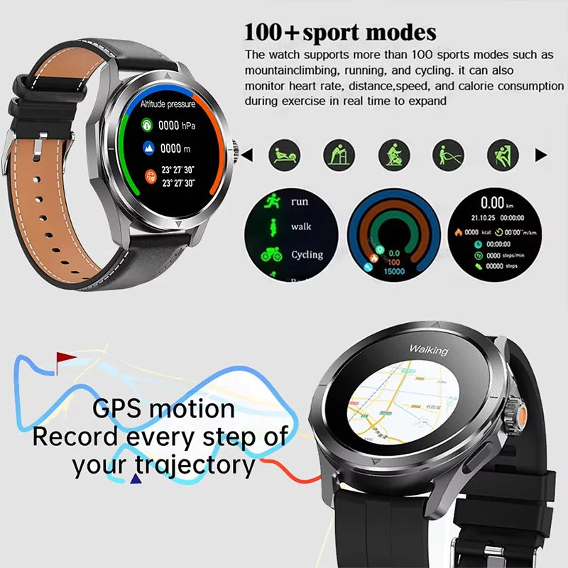 S4 Ultra Smartwatch mit GPS & AMOLED Display