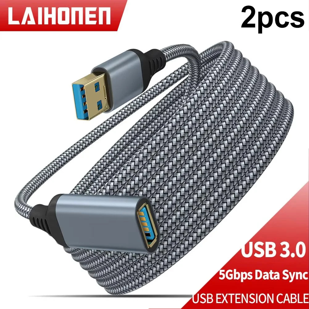 Câble d'extension en nylon USB 3.0 LAIHONEN