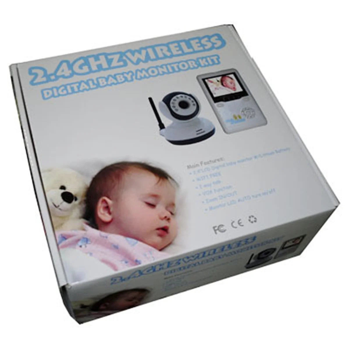 2.4 inch Baby Monitor Camera PTZ Night Vision