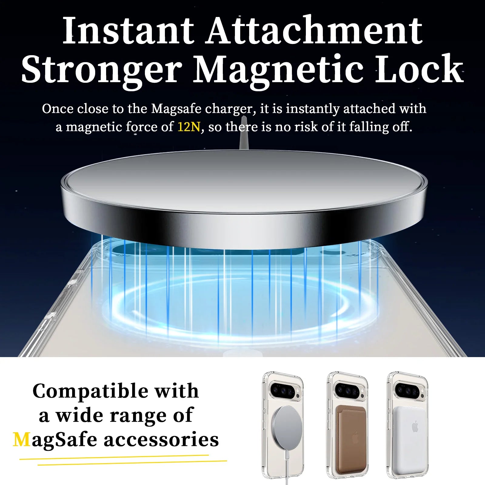 Transparente Magnet-Hülle Pixel 10 Pro