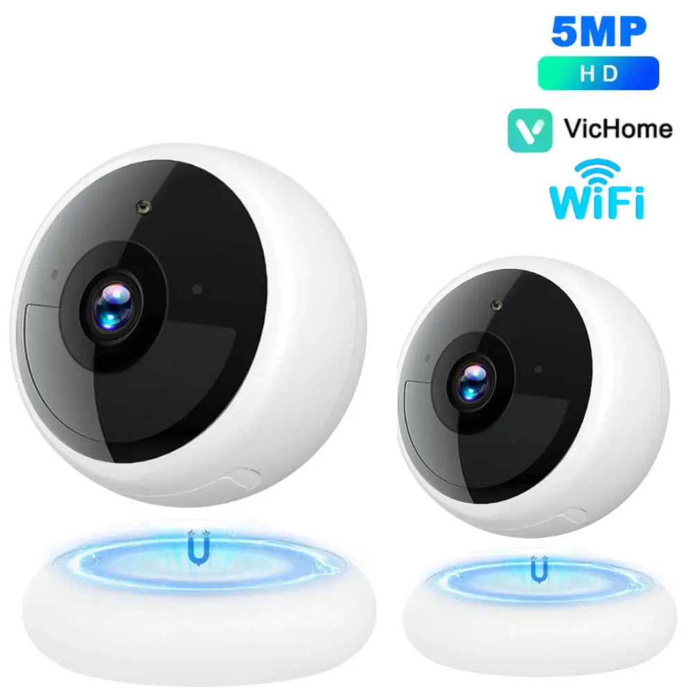 2K 5MP Wireless WiFi Surveillance Camera with Battery