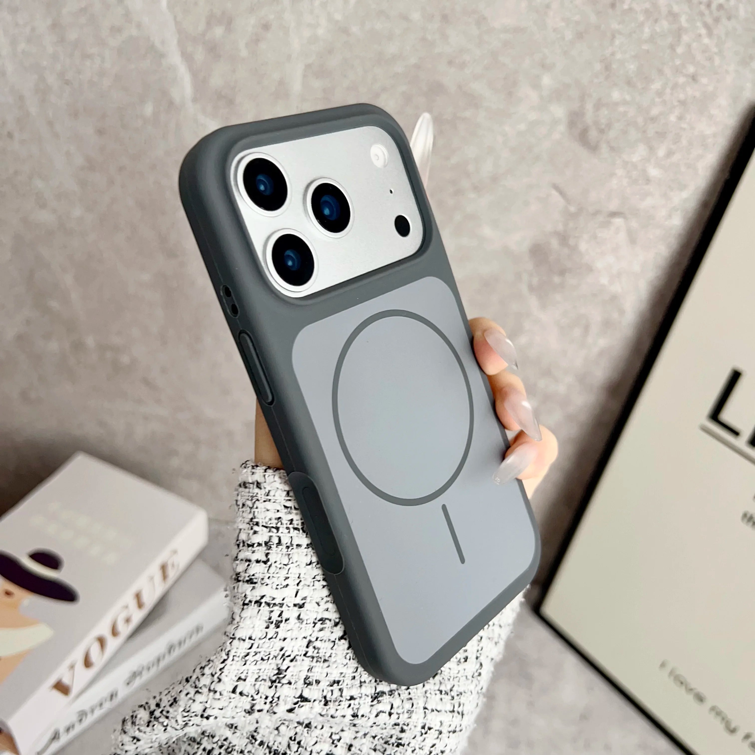 Silikon Hülle für iPhone 17 Pro Max Magsafe