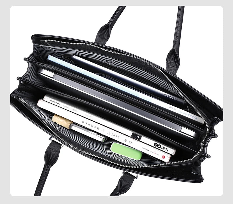 Herren Aktentasche PVC Business Tasche