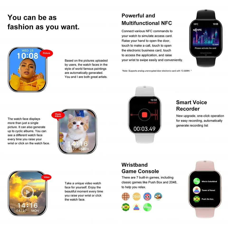 GPS Smartwatch Serie 10 mit Musik & Anruffunktion