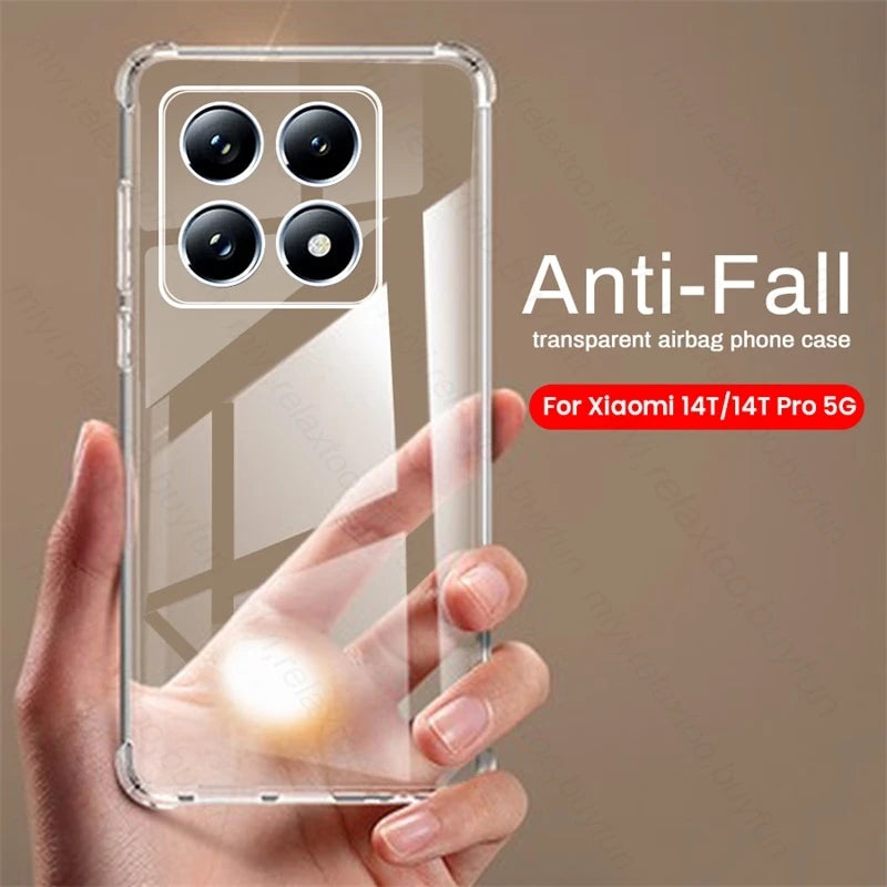 Coque transparente en TPU pour Xiaomi 14T Pro 5G (2024)
