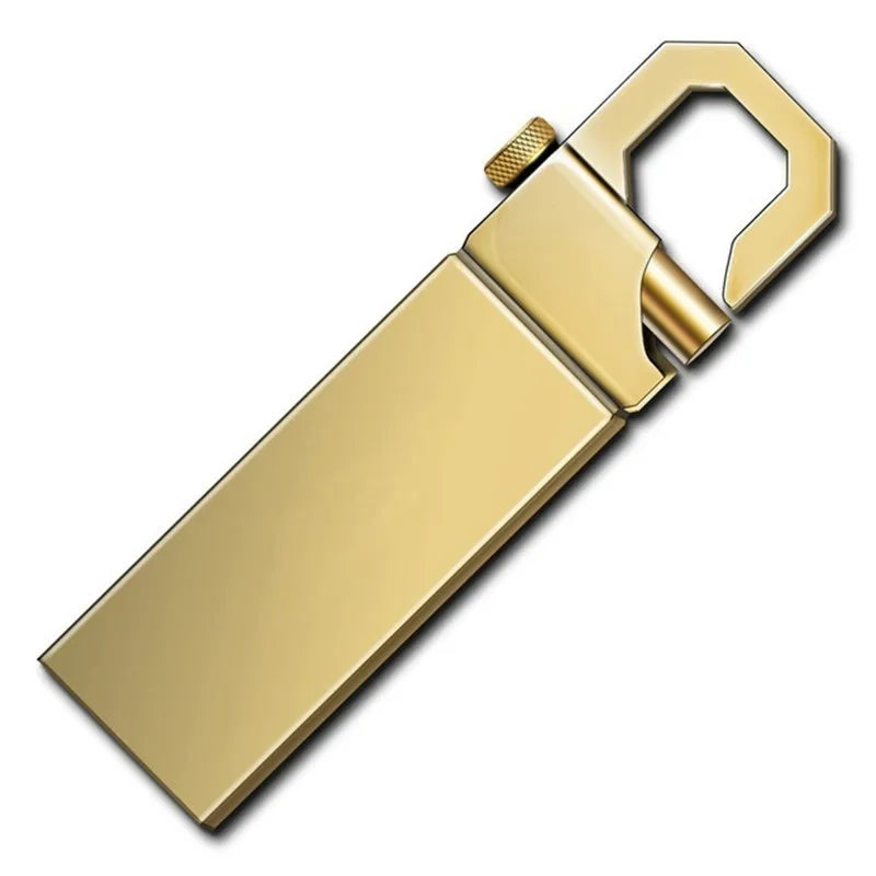 Hot Metall USB Stick 32–512GB Silber Gold