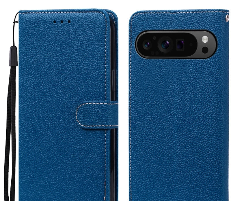 Leder Flip Wallet Hülle für Google Pixel 10 Pro XL