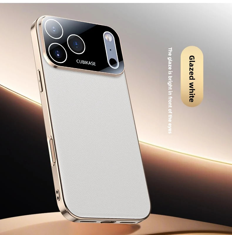 Luxus Leder Hülle für iPhone 17 Pro Max – Anti-Drop, All Inclusive