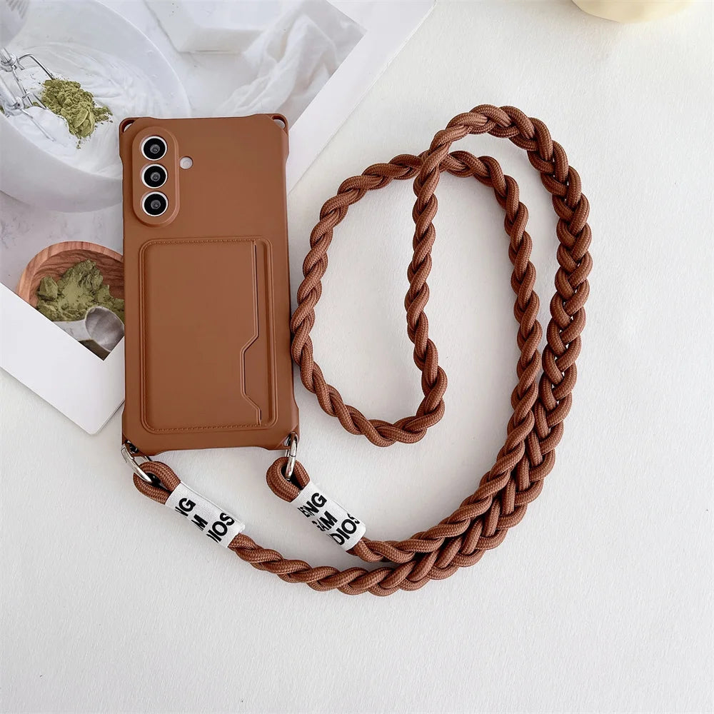 Geflochtener Crossbody Lanyard für Samsung Galaxy