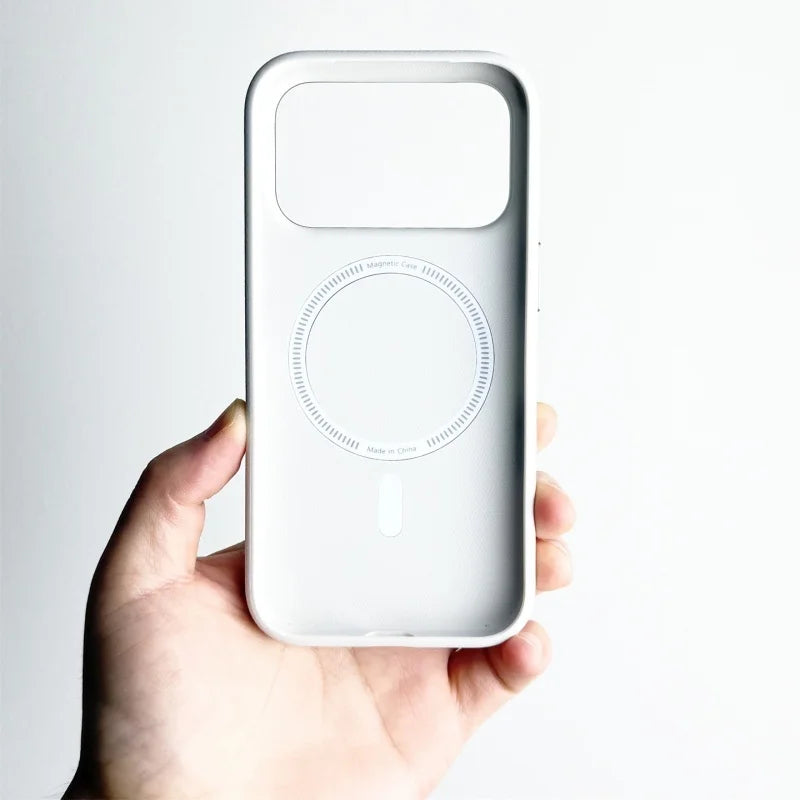 Elegante Magnet-Lederhülle für iPhone 17 Pro Max