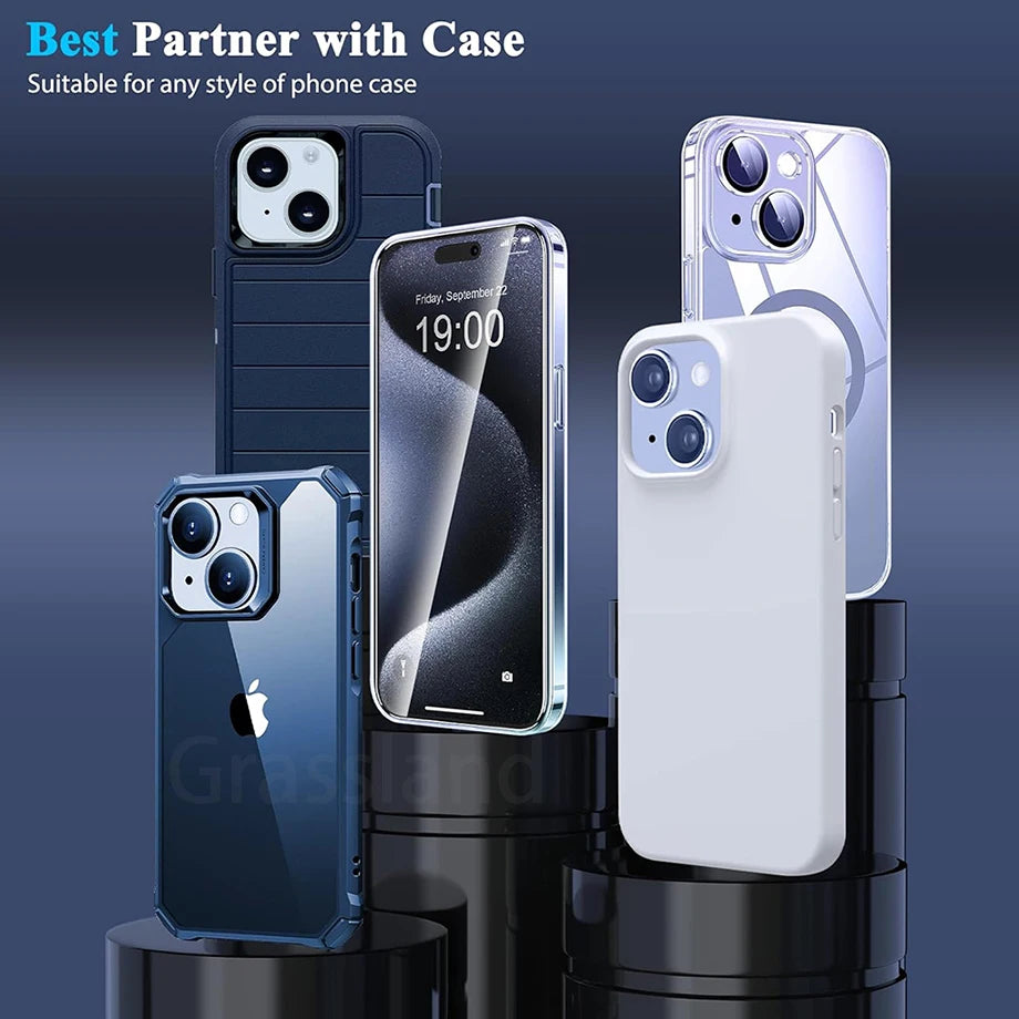 4 Stück iPhone Panzerglas Displayschutz