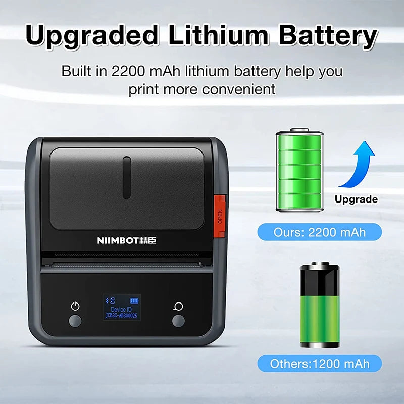 NiiMbot B3S Wireless Commercial Label Printer