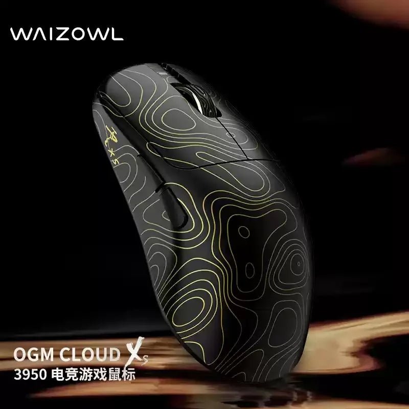 Leichte Gaming-Maus mit Paw3950, 3-Modus, kabellos