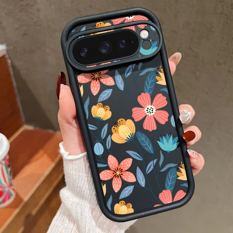 Bunte Blumen TPU-Hülle für Pixel 7–9