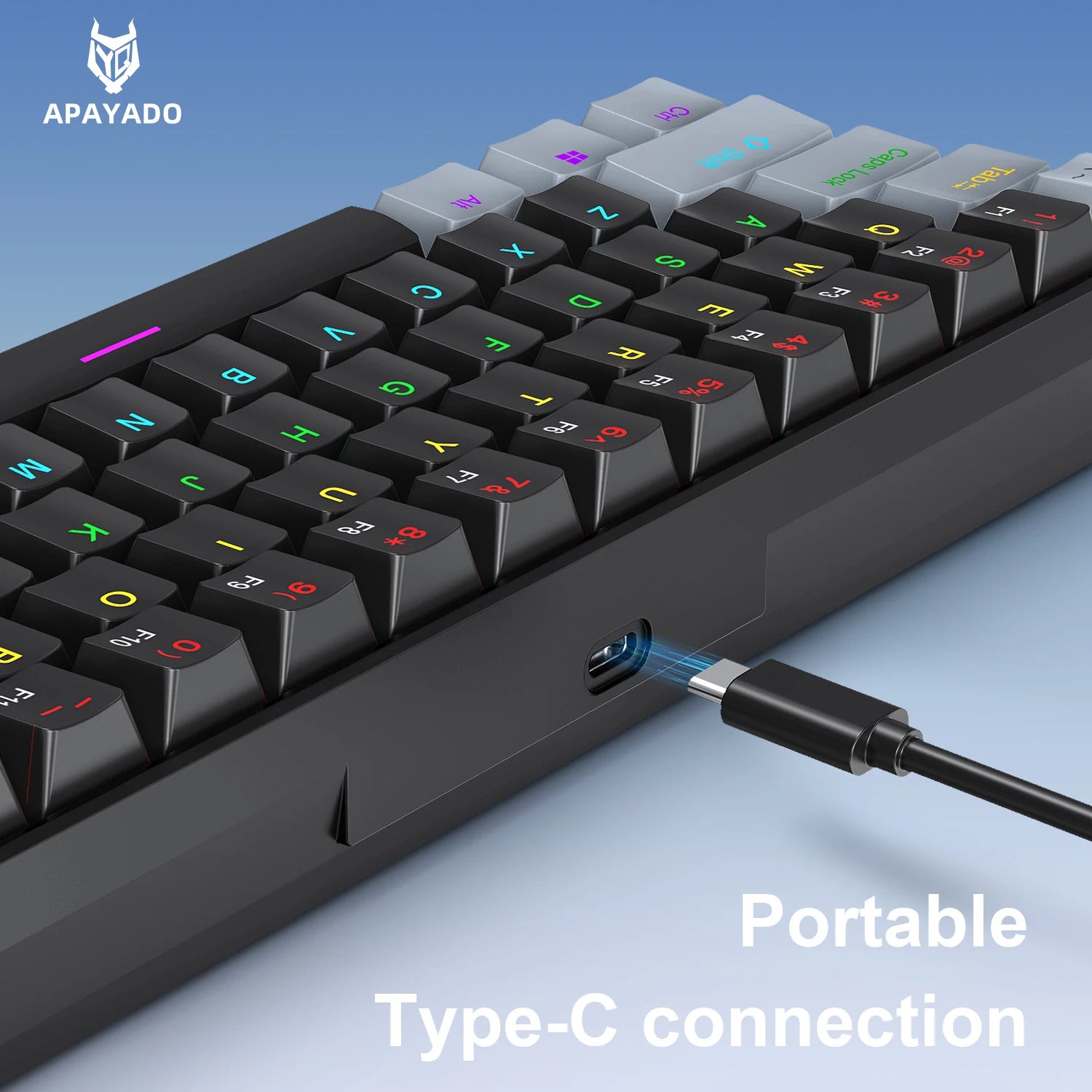 K61 60% Mechanische RGB Gaming-Tastatur