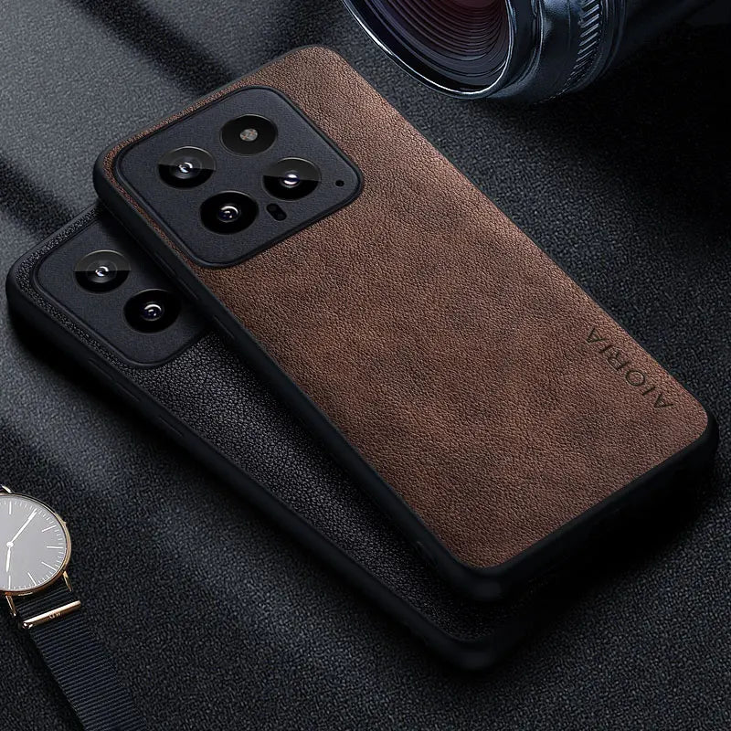 Premium Lederhülle für Xiaomi 14 Serie