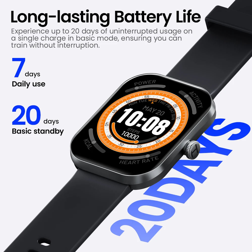 Smartwatch mit Anruf, Gesundheit & Wasserdicht IP68
