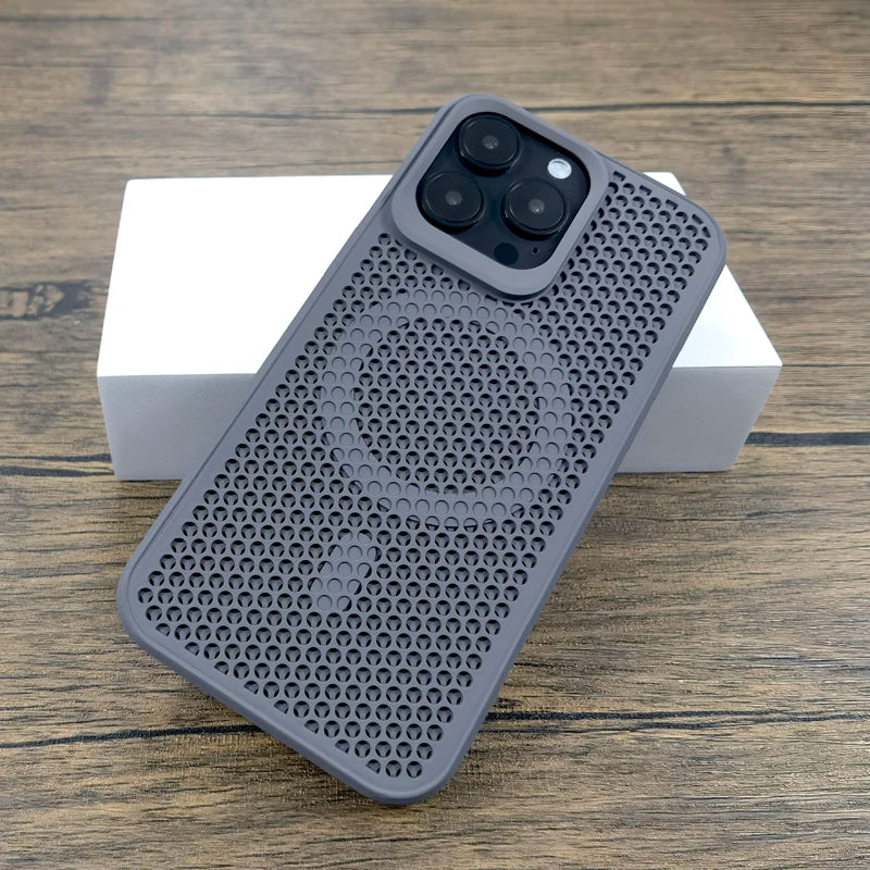 Luxus Magnetische Magsafe Hülle für iPhone 17 Pro Max – Weiche Kunststoff-Abdeckung