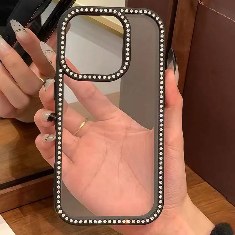 Luxus Glitzer Hülle mit Strass für iPhone 17