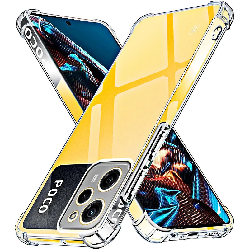 Stoßfeste klare Hülle für Poco X5 Pro