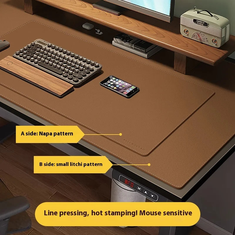 Großes Leder Mauspad Büro