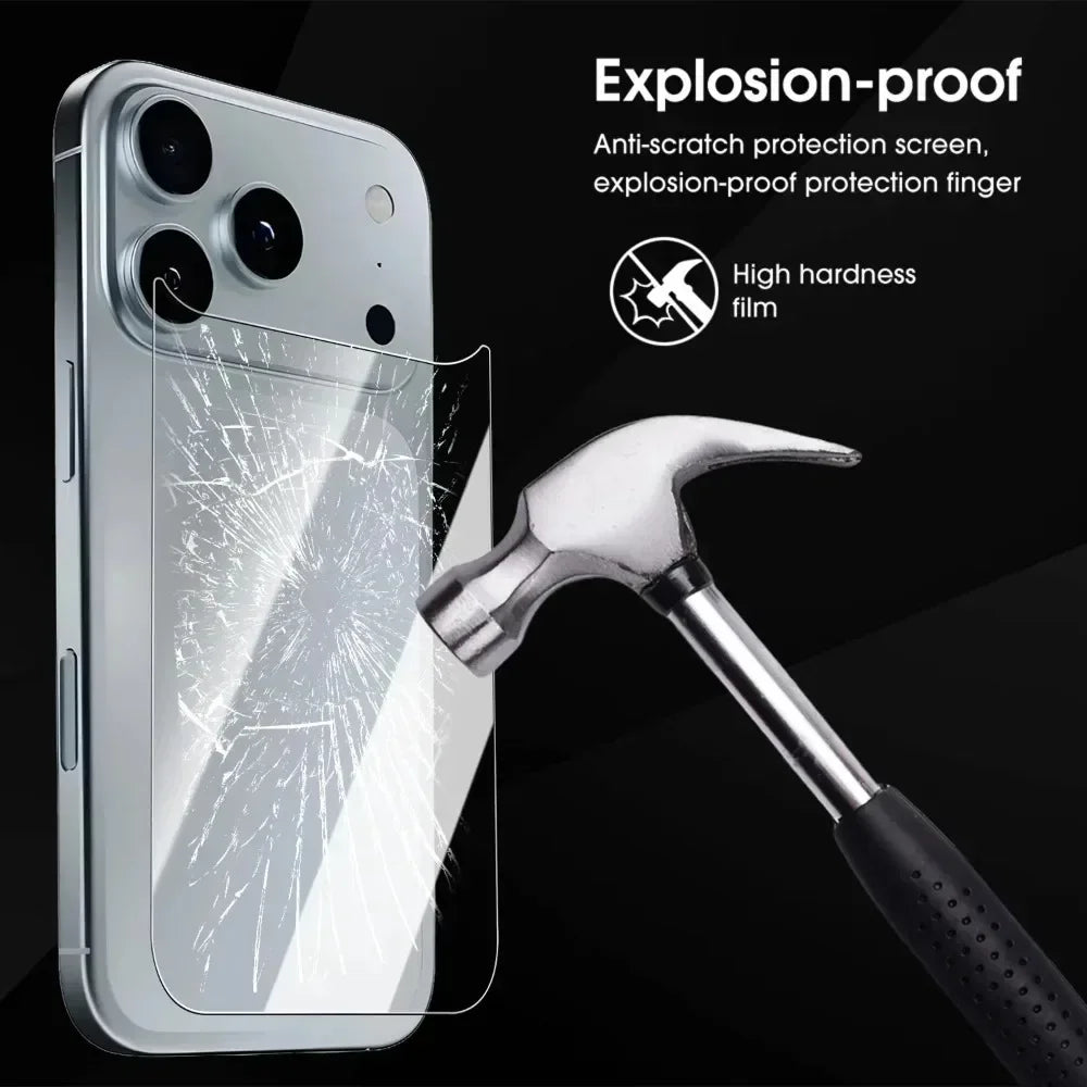 6-in-1 tempered glass set with camera protection for iPhone 17
