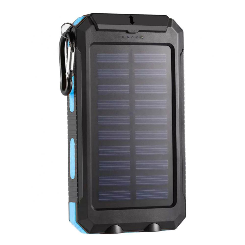 Solar Power Bank Case Dual USB DIY Charger Box