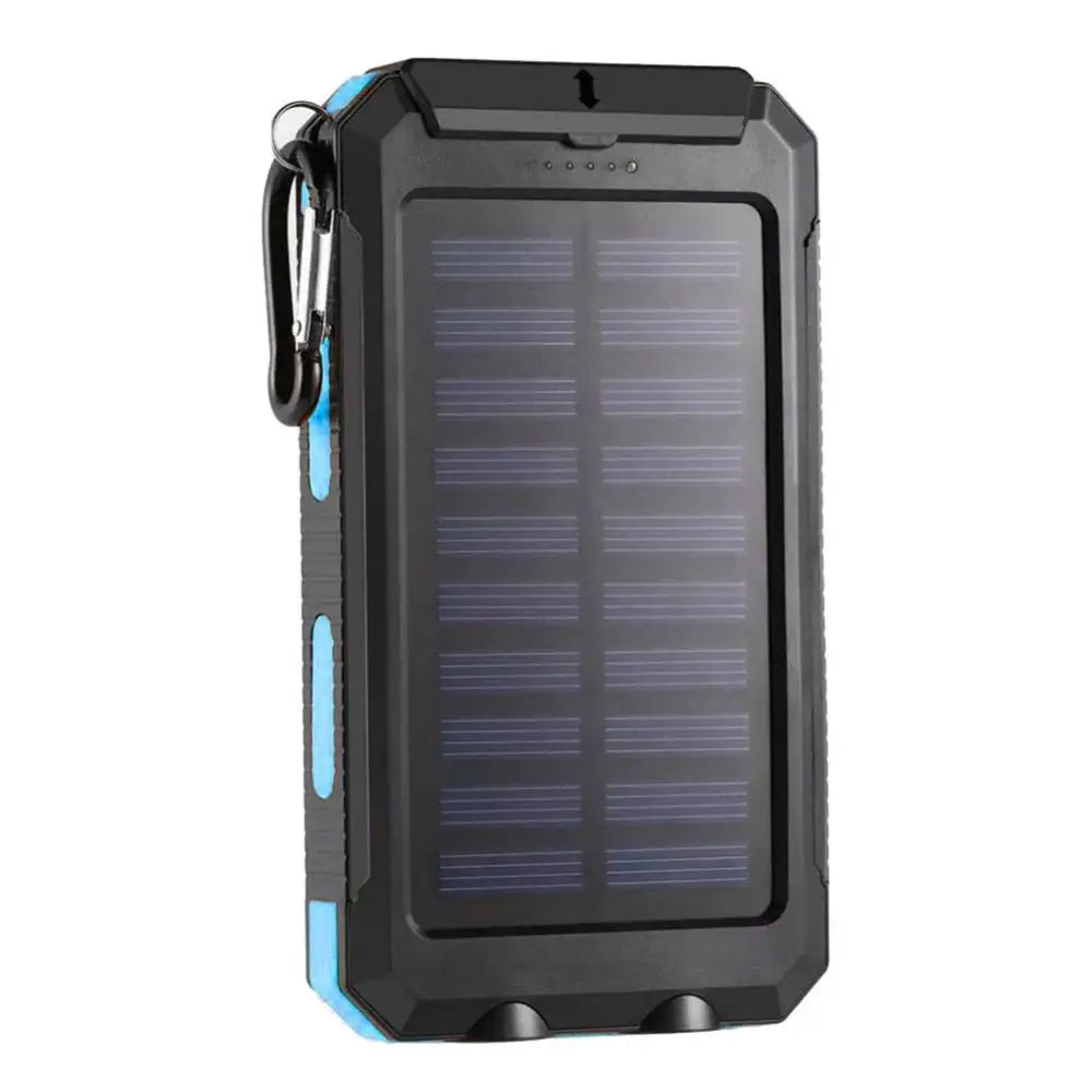 Solar Power Bank Case Dual USB DIY Charger Box