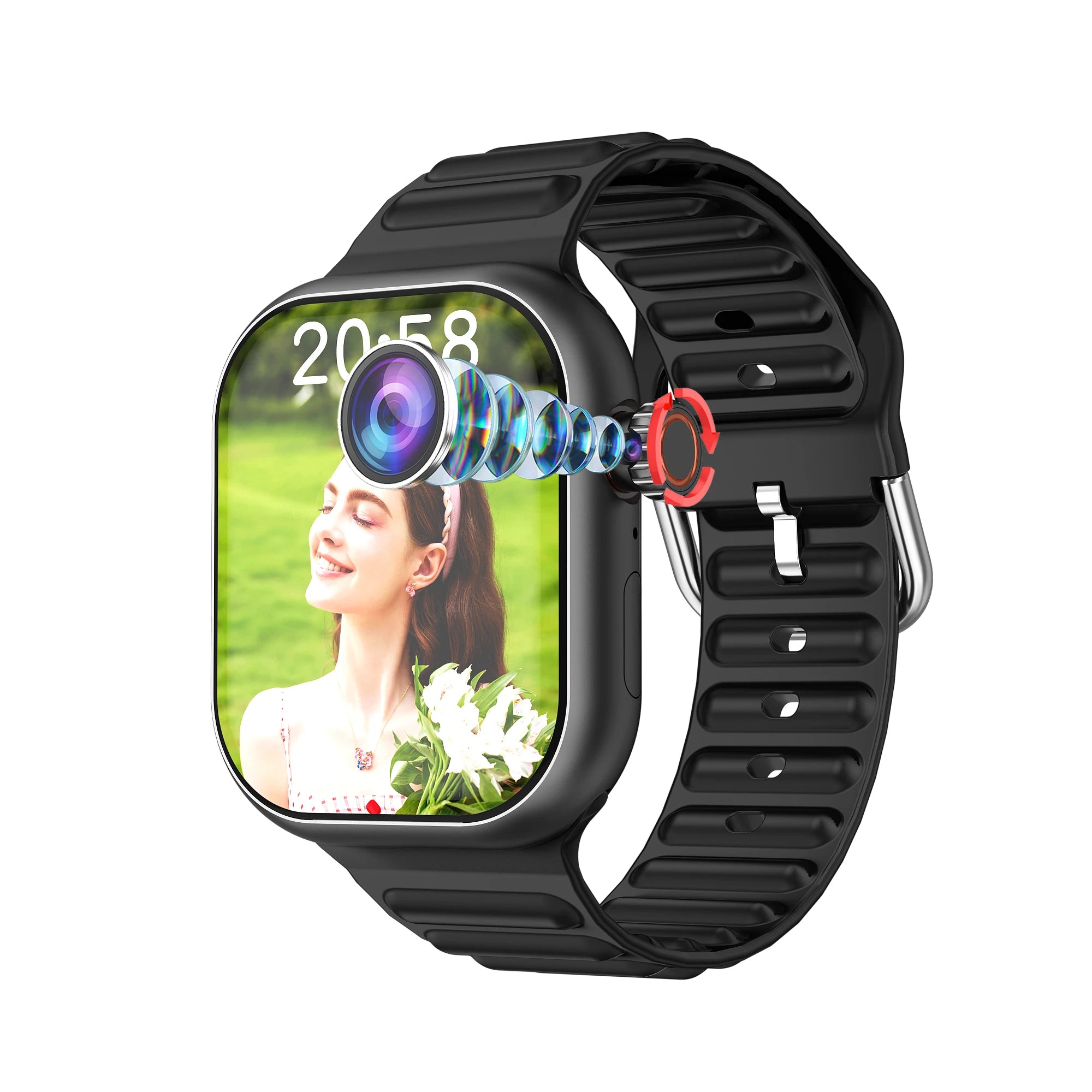 Smartwatch mit Anruffunktion und WLAN für Damen & Herren