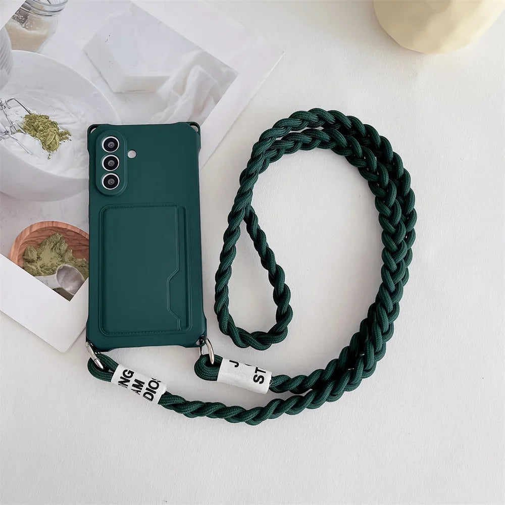 Geflochtener Crossbody Lanyard für Samsung Galaxy
