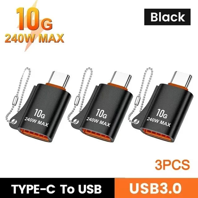 USB-zu-Typ-C Adapter 10A OTG Konverter