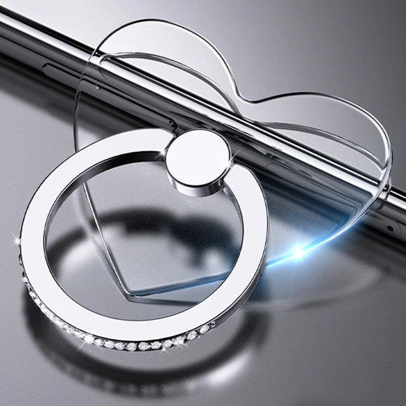 Transparenter 360° Handy-Ringhalterständer